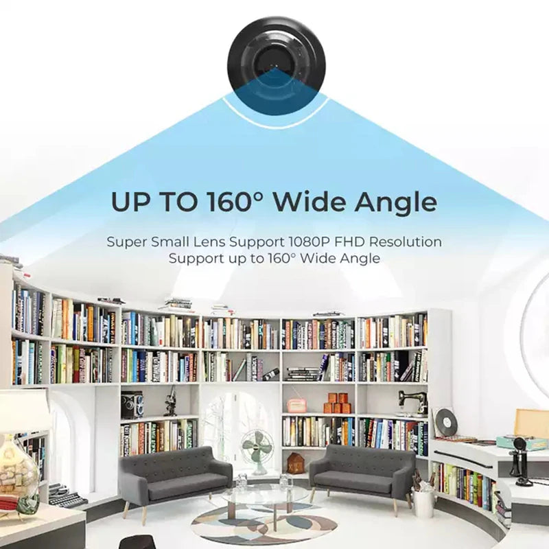 HD 1080P Mini Wifi Camera Night Vision Motion Detection Video Camera Home Security Camcorder Surveillance Baby Monitor IP Cam