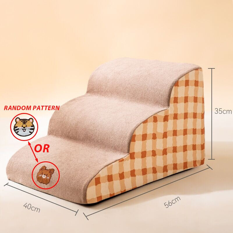 Dog Sofa Stairs Pet Dog Sofa Stairs Pet 2/3/4 Steps Stairs for Small Dog Cat Ramp Ladder Anti-Slip Bed Stairs Pet Supplies