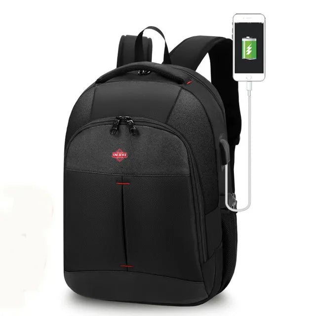 Antitheft waterproof travel Business Backpack USB Charging 