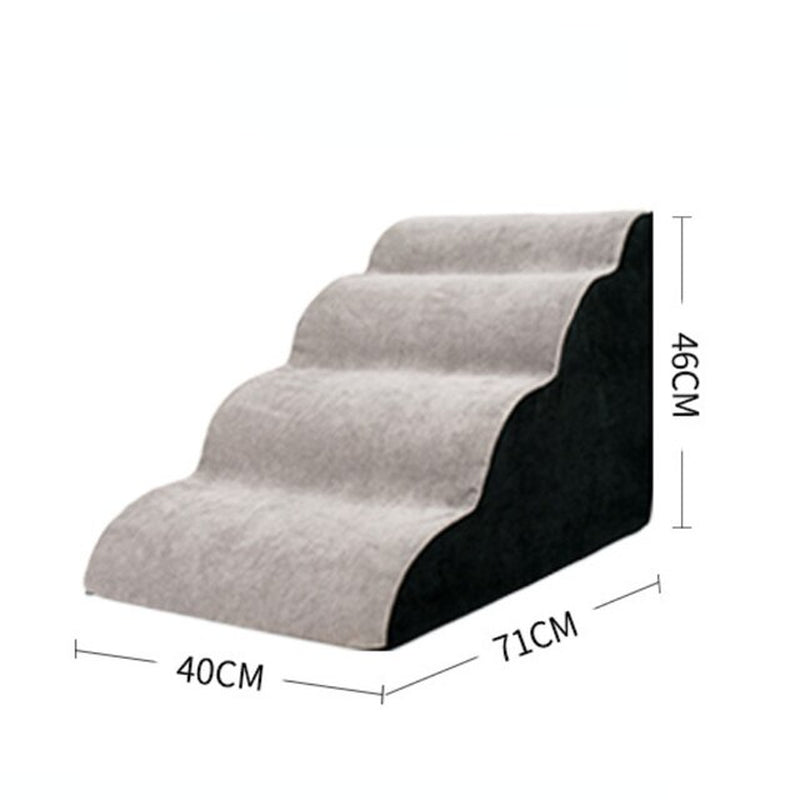 Dog Sofa Stairs Pet Dog Sofa Stairs Pet 2/3/4 Steps Stairs for Small Dog Cat Ramp Ladder Anti-Slip Bed Stairs Pet Supplies