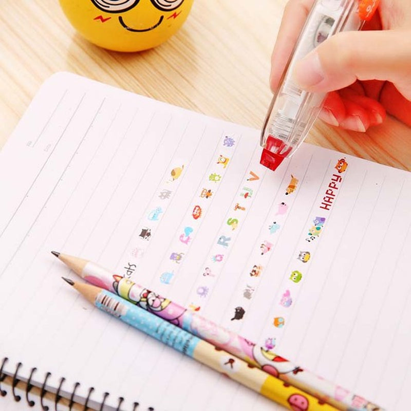 Kawaii Animals Cat Dog Owl Press Type Decorative Correction Tape Diary Stationery School Supply